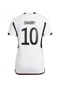 Tyskland Serge Gnabry #10 Fotballdrakt Hjemme Klær Dame VM 2022 Korte ermer